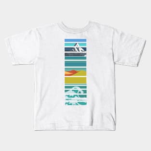 Nature, beautiful earth Kids T-Shirt